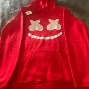 Marshmallow man red hoodie